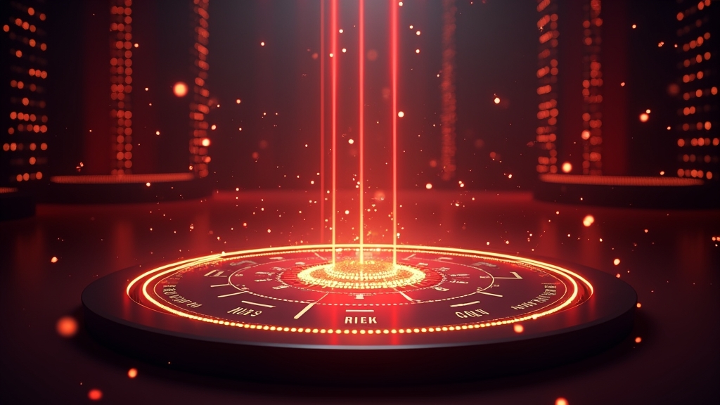 Plansza Plinko z wizualizacją poziomów ryzyka i multiplikatorów